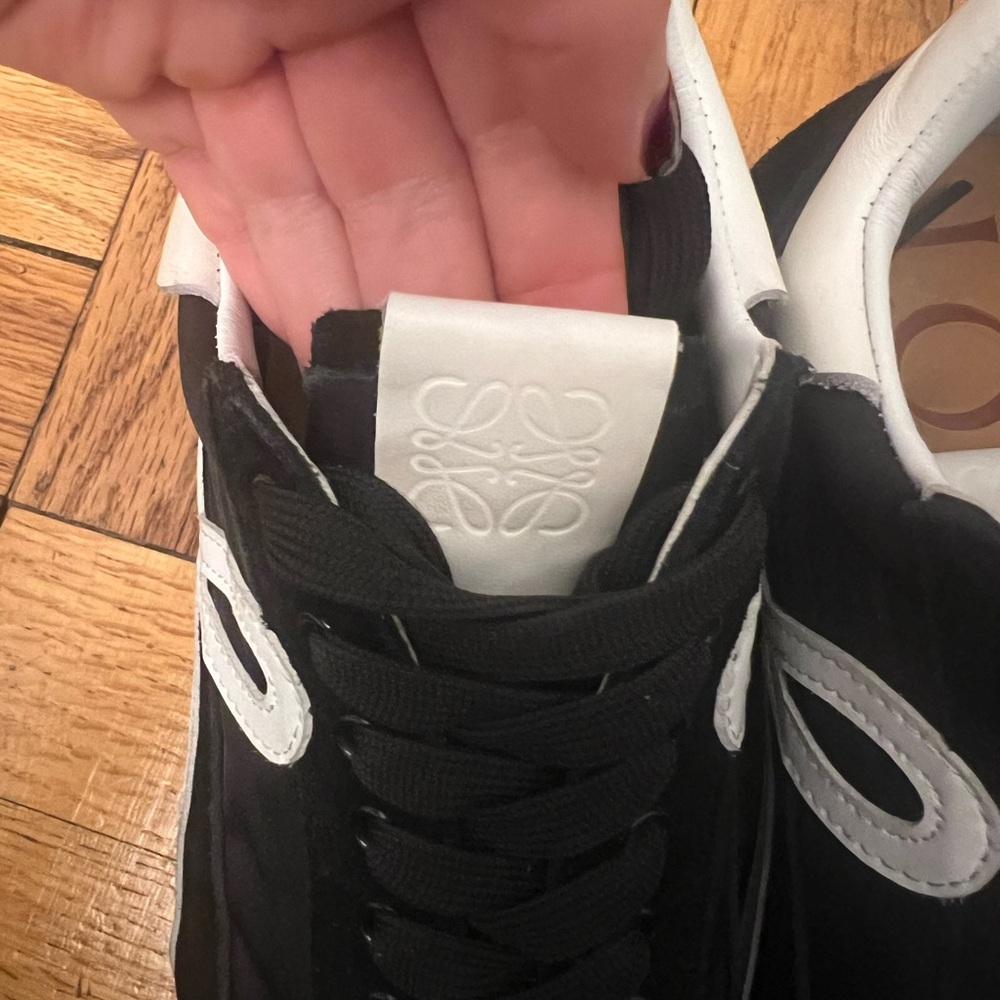 Loewe Black and White Women's Sneakers - Picture 6 of 8